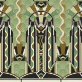 London Art Deco Jungle Wallpaper