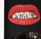 London Art Wash Your Mouth Wallpaper