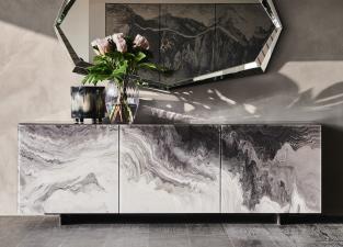 Cattelan Italia Focus CrystalArt Sideboard