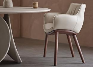 Cattelan Italia Rhonda Wood Dining Chair