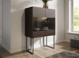 703 Glass Cupboard With Legs