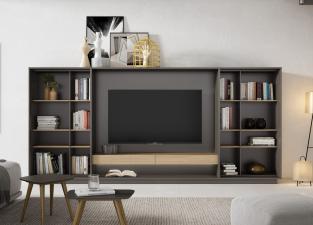 708 Bookcase & TV Unit