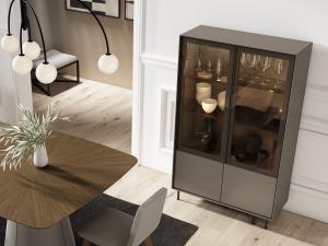 715 Glass Front Cabinet