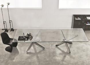 Sovet Italia Aikido Two Bases Dining Table