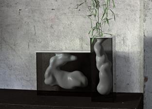Glas Italia Angelo e Angela Vases