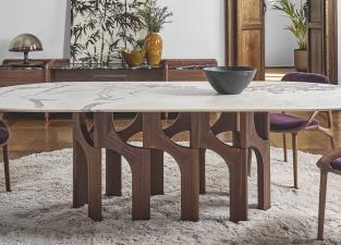 Porada Augusto Oval Dining Table