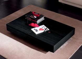 Ozzio Box Transformable Coffee/Dining Table in Wood