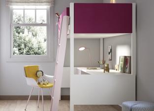 Battistella Camelot Loft Bed with Desk
