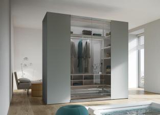 Caccaro Camerino Glass Door Walk In Wardrobe - Single Door