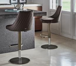 Bontempi Clara Swivel Base Bar Stool