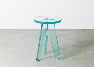 Glas Italia Crystal Stool/Side Table