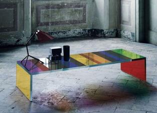 Glas Italia Dark Side of the Moon Coffee Table