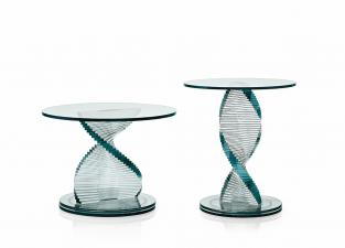 Tonelli Elica Glass Coffee Table
