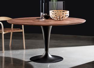 Sovet Italia Flute Round Dining Table