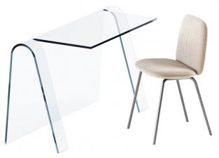 Glas Italia Folio Glass Desk