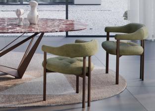 Cattelan Italia Greta Wood Dining Chair