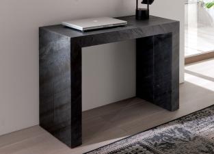Ozzio Glass Extending Console/Dining Table