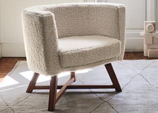 Gervasoni Gray Upholstered Armchair