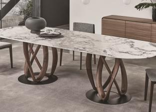 Porada Infinity Dining Table in Marble