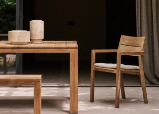 Tribu Kos Teak Garden Dining Chair