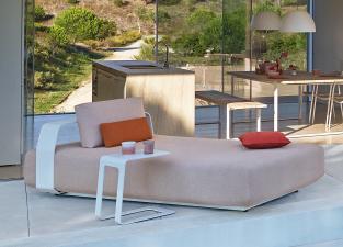 Manutti Kumo Sun Lounger with Backrest