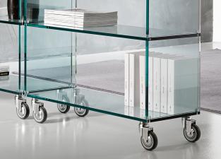 Tonelli Libreria Glass Shelving Unit