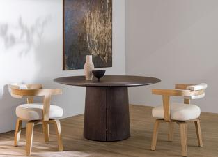 Molteni Mateo Round Dining Table in Wood
