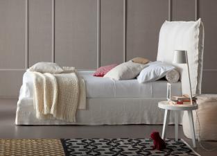 Moire Upholstered Bed