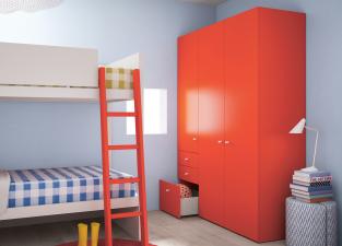 Battistella Nidi Children's Wardrobe with Drawers