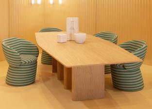 Miniforms Nami Barrel Top Dining Table