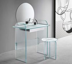 Tonelli Opalina Glass Dressing Table