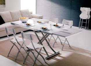 Ozzio Planet Transformable Coffee/Dining Table