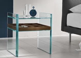 Tonelli Quiller Glass Side Table