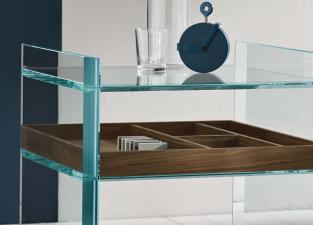 Tonelli Quiller Glass Side Table