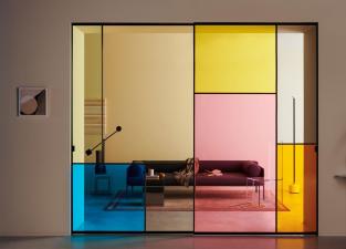 Glas Italia Sherazade Patchwork Sliding Glass Doors