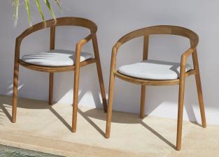 Manutti Solid Garden Dining Armchair