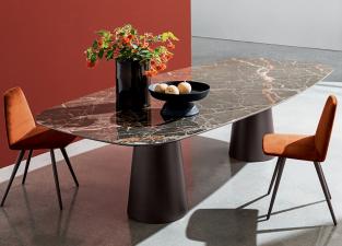 Sovet Italia Totem Two Bases Dining Table