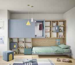 Battistella Twiddy 3A Wall Bed With Bookcase