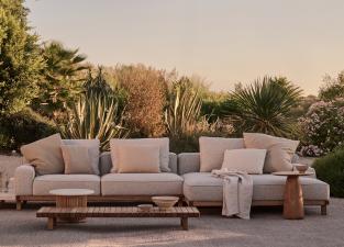 Tribu Vis A Vis Corner Garden Sofa