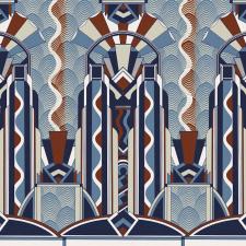 London Art Deco Jungle Wallpaper