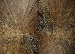 London Art Metal Ray Wall Panel