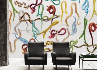 London Art Snakes Storm Wallpaper