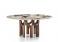 Porada Augusto Round Dining Table in Marble