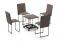 Ozzio Cubix Pouf With 4 Chairs