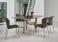 Bontempi Grace Dining Chair with Metal Legs