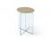 Tonelli Opalina Glass Stool/Side Table