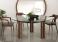Porada Quadrifoglio Crystal Round Dining Table