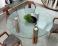 Porada Quadrifoglio Crystal Round Dining Table