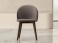 Bontempi Rebecca Dining Chair with Wood Legs