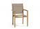 Manutti Siena Teak & Textile Garden Dining Chair